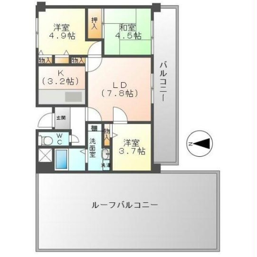 間取図 ホーユウパレス姫路
