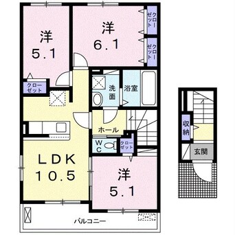 間取図 パルグランデⅡ