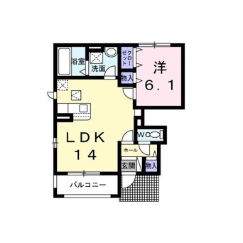 間取図 カルム　シャーンス