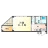 Br東延末 1Kの間取り