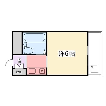 間取図 忍町中村コーポ