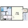 ALEGRIA飾磨 1Kの間取り