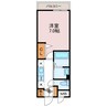 Luxe姫路 1Kの間取り