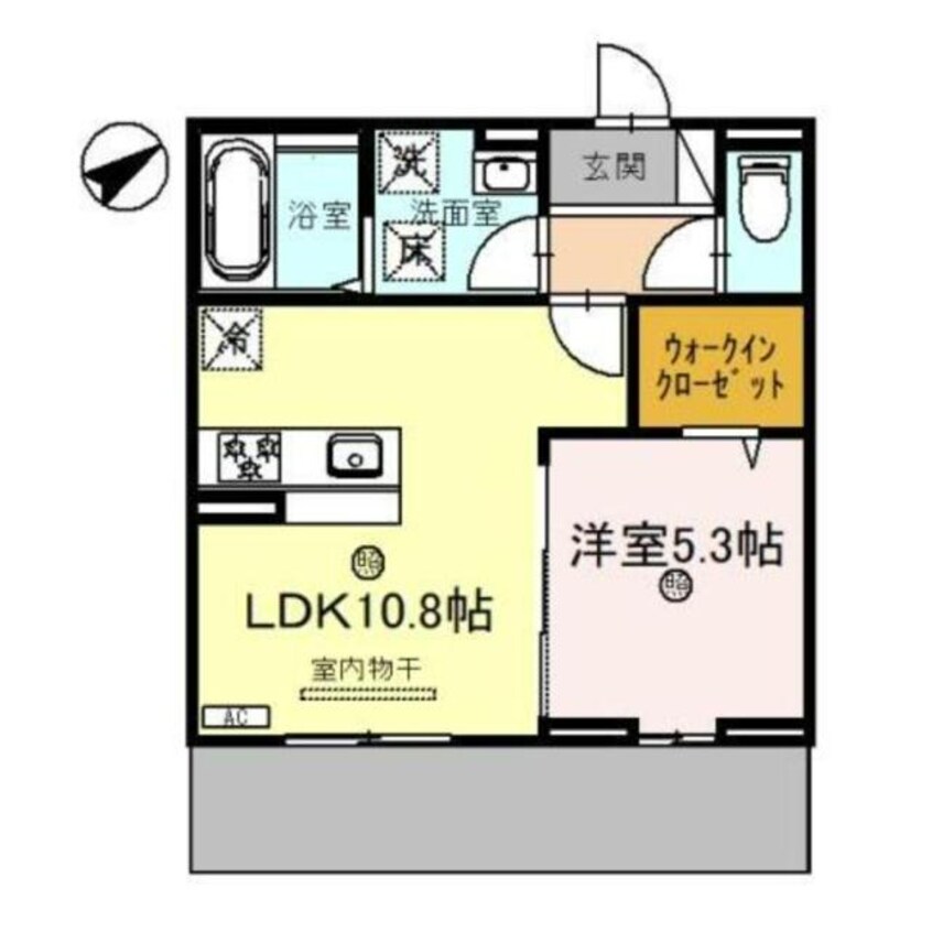 間取図 D-PLACE城西