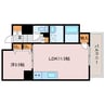 アンゼン十二所前 1LDKの間取り