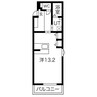 maison blanche 1Rの間取り