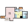 ONELIGHT博労町 1Kの間取り