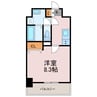 ONELIGHT博労町 1Kの間取り