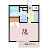 ジュネス白国 1Kの間取り