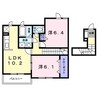 ライラック　グレース 2LDKの間取り