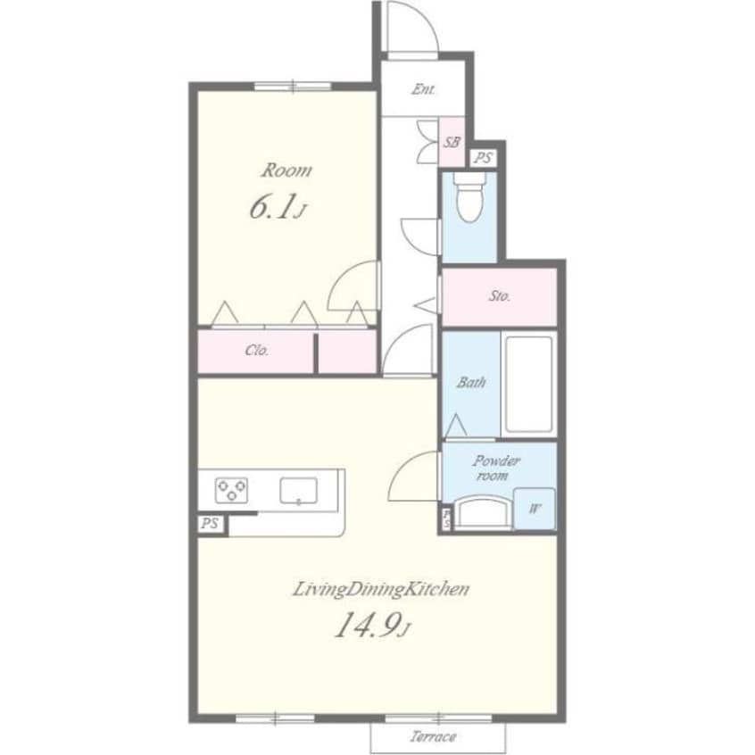 間取図 ラインハイト