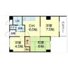 ロイヤルコーポ姫路栗山町 3DKの間取り