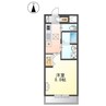 ソネテラス 1Kの間取り