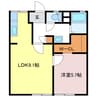 東延末ハイツ 1LDKの間取り