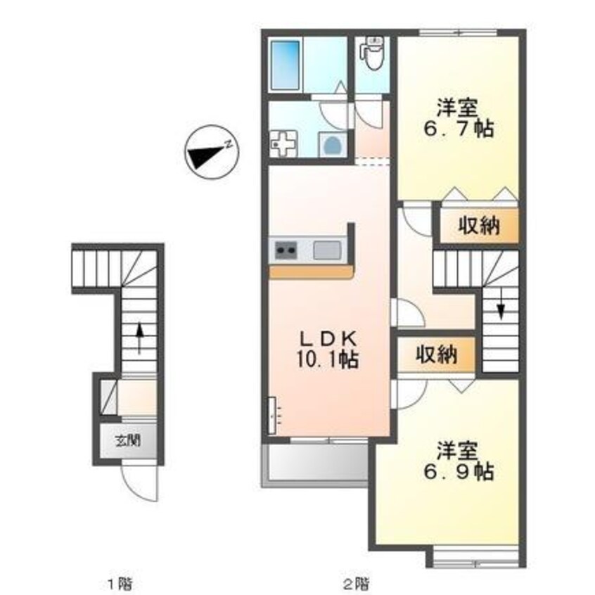 間取図 ロイヤルメゾン