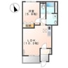 サンフィット 1LDKの間取り