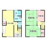 西河野貸家北 3LDKの間取り