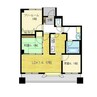 グラジオ北条口 2LDK+Sの間取り