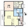 シャーメゾン・姫路ハイテール 1LDKの間取り
