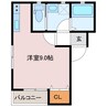 アルクレア加古川 1Rの間取り