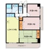 コンシェール信和 3LDKの間取り