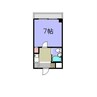 HOUMI北条口 1Kの間取り