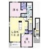 アルモニー・M 2LDKの間取り