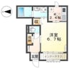 M’sレジデンスHIMEJI 1Kの間取り