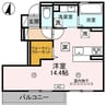 タウンさらⅡ 1Rの間取り