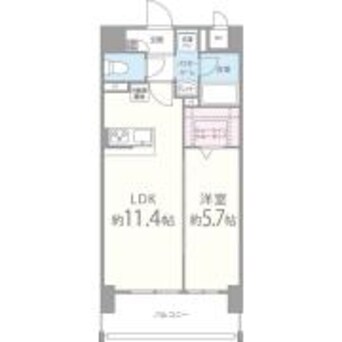 間取図 シェーネル・ブラウエン加古川