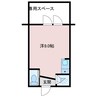 カーサ・クレガ 1Rの間取り