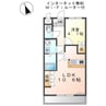タイニーコート 1LDKの間取り