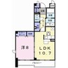 パークサイド　明神 1LDKの間取り