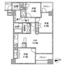 エスコート姫路ザ・レジデンス 3LDKの間取り