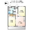 パルティール 2DKの間取り