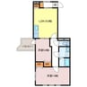 白浜駅西マンション 2LDKの間取り