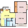 SKビル 2LDKの間取り