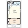 OA　FLAT南車崎 1LDKの間取り