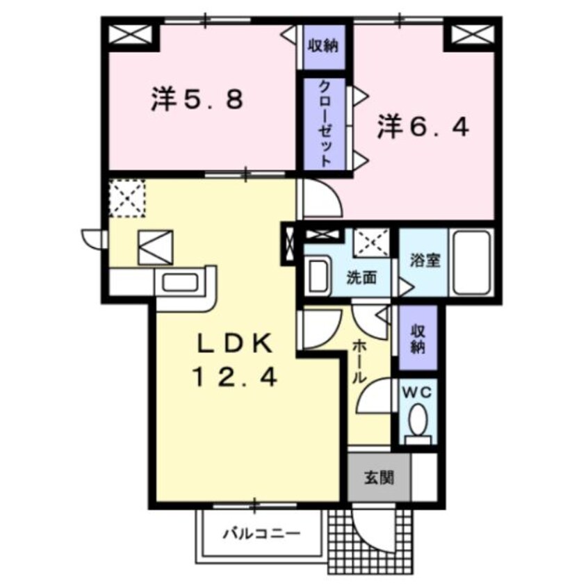間取図 メゾン　ド　リジェールN