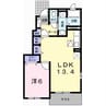 ネオ・エスト　オーブB 1LDKの間取り