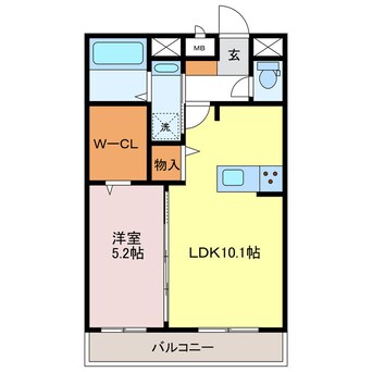 間取図 マンションパピルスⅡ