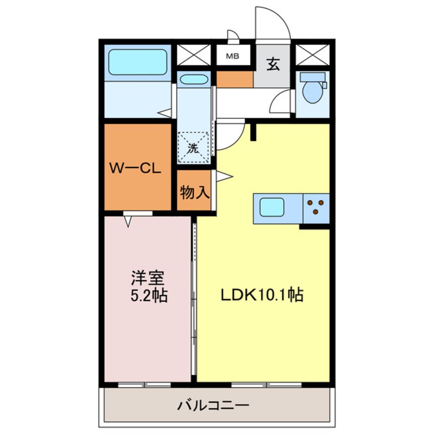 間取図 マンションパピルスⅡ