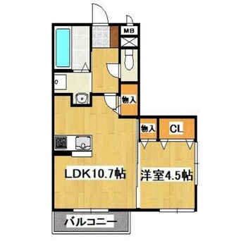 間取図 マンションパピルスⅡ
