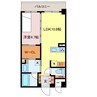 アビオス姫路駅東 1LDKの間取り