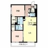 シャーメゾン　オクテット 2LDKの間取り
