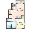 ピース苫編 1DKの間取り