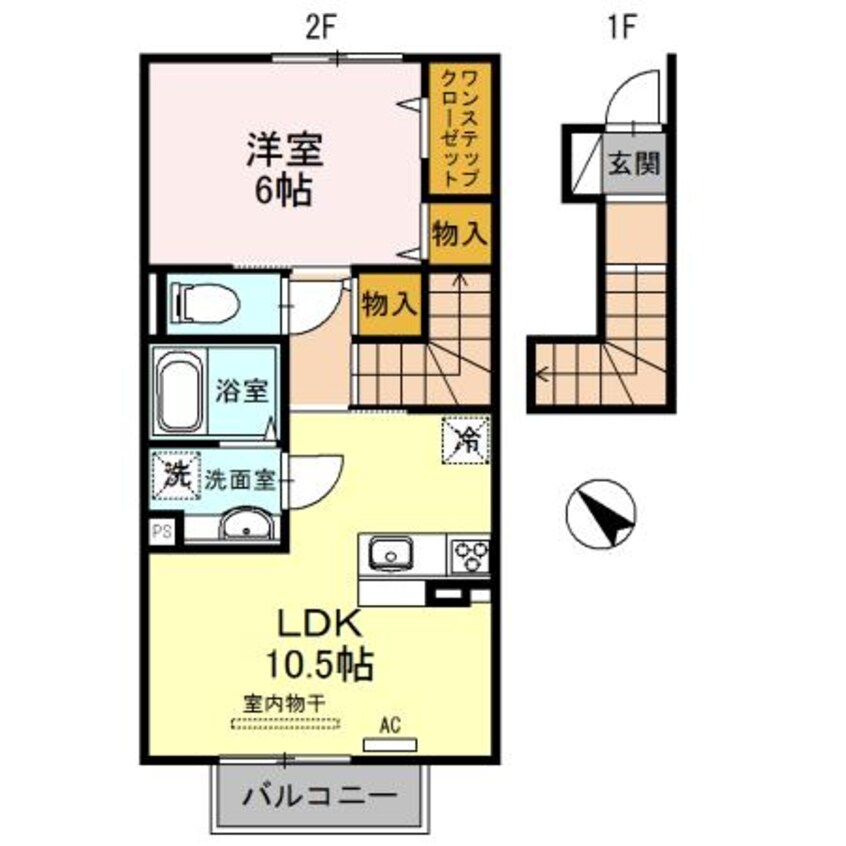 間取図 ラ・レガッタ都