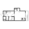 ジュネス神屋町 1Kの間取り