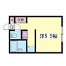 M’sフラッツ 1Kの間取り