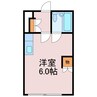 コイデハイツ 1Rの間取り